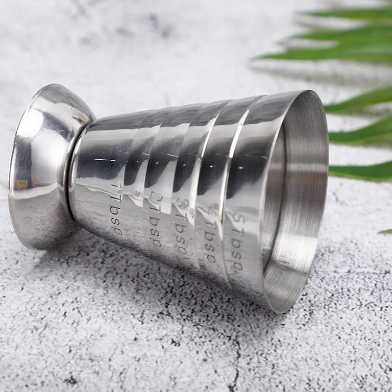 75ml Measuring Shot Cup Ounce Jigger Bar Cocktail Drink Mixer Liquor Measuring Cup Mojito Measurer Coffee Mug Stainless Steel measuring jigger,stainless steel measuring cups