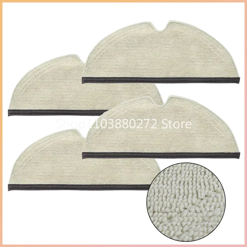 Robot Vacuum Cleaner Accessories Mop Pad 4pcs For Roborock Q8 MAX MAX Plus