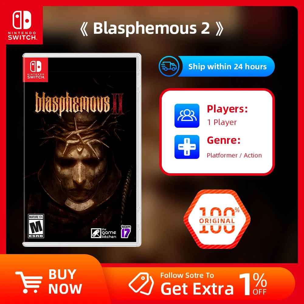 Nintendo Switch Game Deals - Blasphemous 2 - Games Cartridge