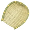 bamboo weaving basket Open bamboo sieve hand woven drying bamboo basket fruit and vegetable storage candy gift christmas basket 2