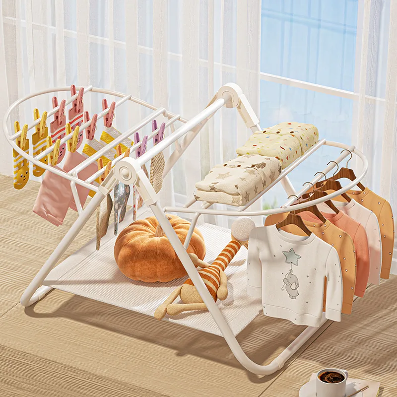 

Clothes Hanger for Household Baby Clothes, Quilt, Balcony Folding Storage Rack, Window Sill, Easy Hanging Clothes Hanger