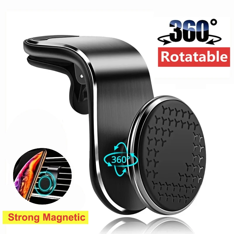 

Magnetic Car Phone Holder Stand Air Vent Magnet Car Mount GPS Mobile Phone Support In Car Bracket For iPhone Samsung Universal