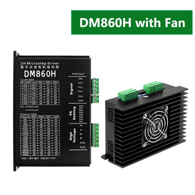 

DM860H DM860 Motor Drive Controller 3D Printer Part 24~80V DC 7.2A Suitable For 42 57 86 Stepper Motor Nema 17 Nema 23 Nema 34