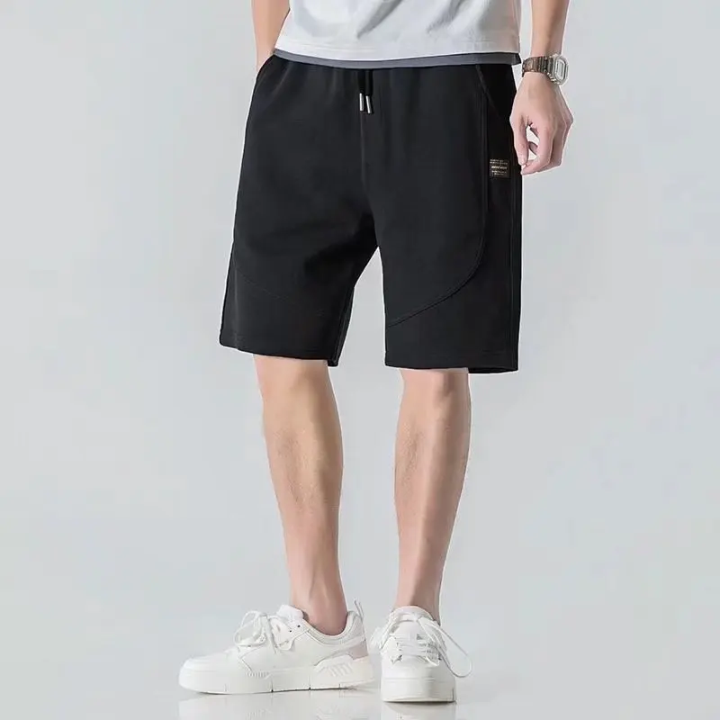 Men Casual Shorts Elastic Waist Loose Sports Pants Overalls Men  Summer Fashion Beach Pants Shorts Streetwear Trousers