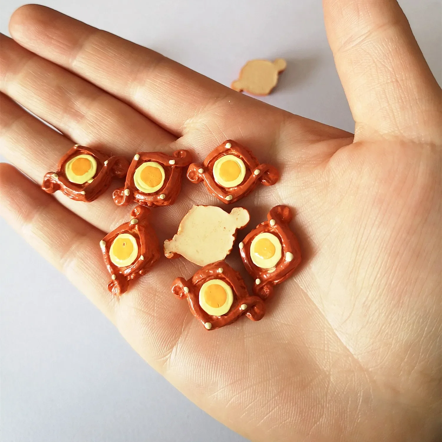 8pcs Home Craft Mini Food Bread Ornament Miniature Dollhouse Decor Doll House Accessories Fake Croissant Kitchen Toys 5