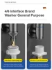 Household narrow space washing machine faucet all copper joint automatic shut-off valve 5