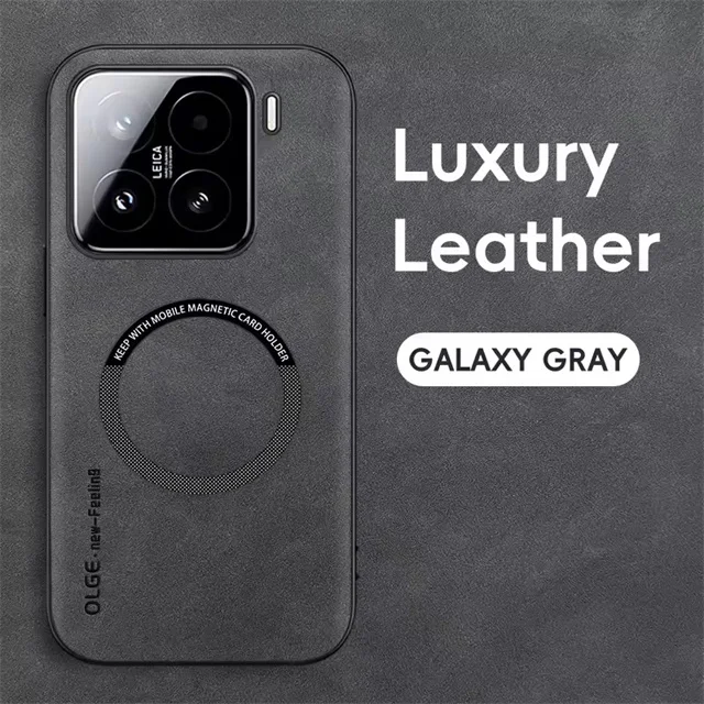 Enhanced Magsafe Leather Magnetic Shockproof Phone Case