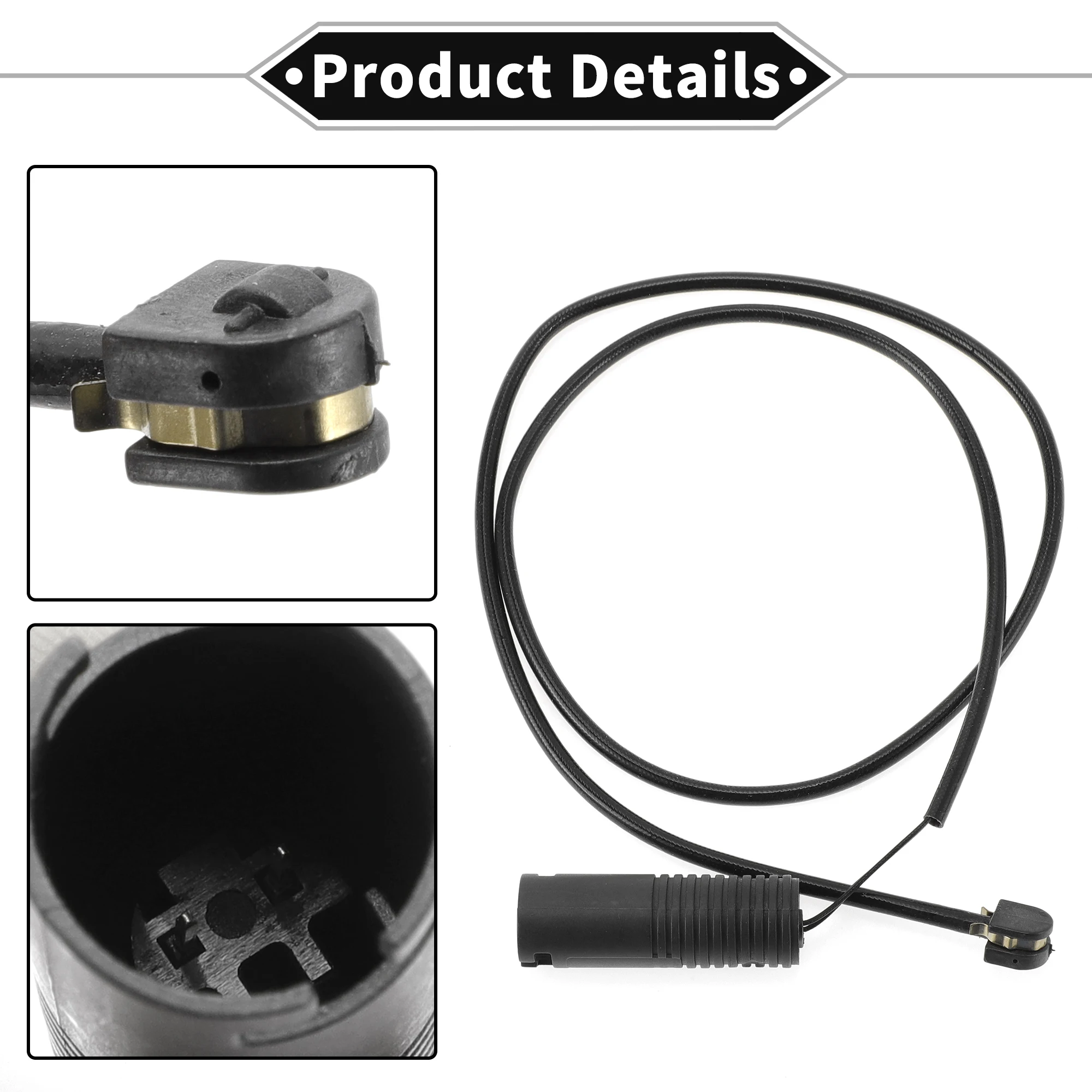 UXCELL 1pc Car Brake Pad Sensor Vehicle Rear Brake Pad Wear Sensor for BMW 3 Series E36 1990-1999 No.34351181342/34351181344