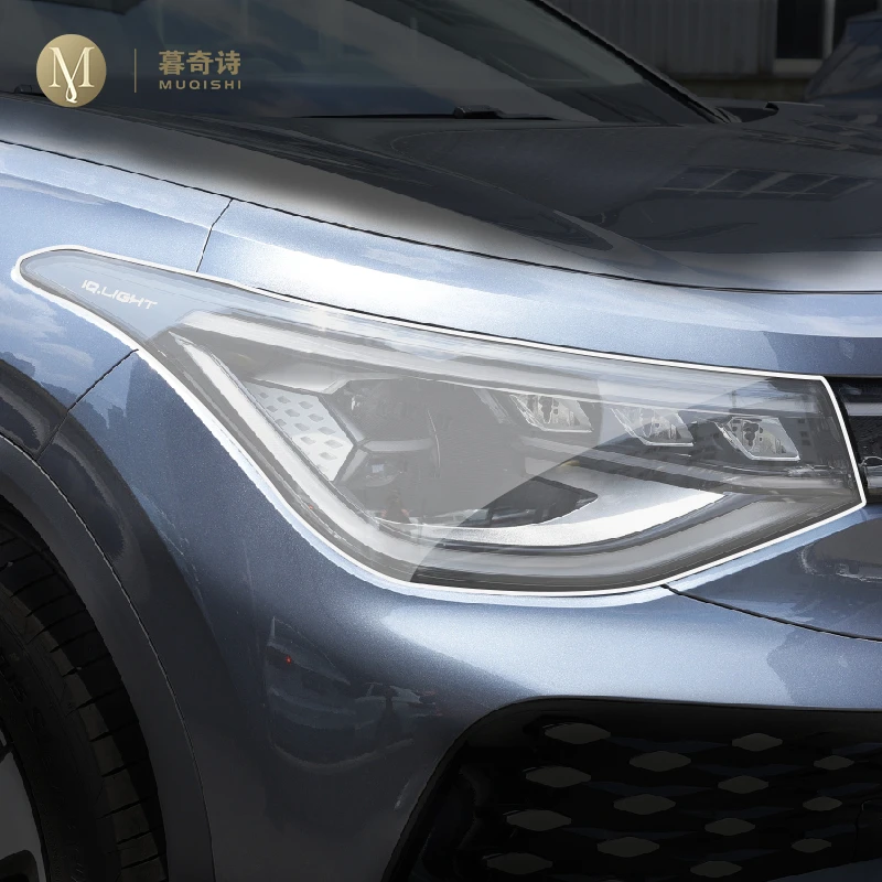 

For Volkswagen ID.6 X 2021-2023Car Exterior PPF transparent Paint protective film TPU Anti scratch Headlamps protective film