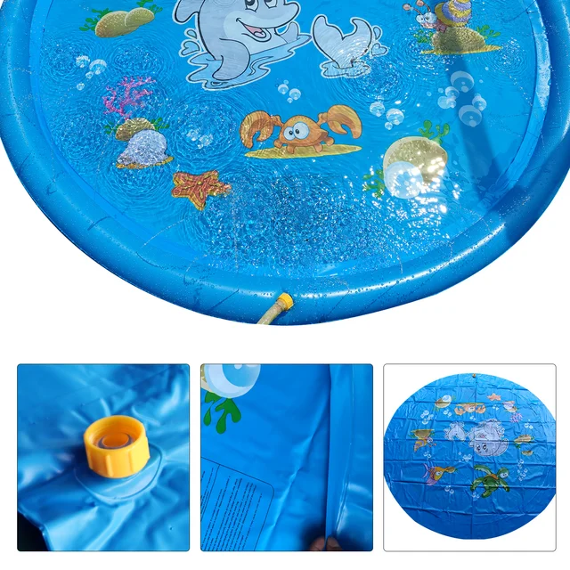 68inch Inflatable Water Player Pools Toys Games Center Children Mattress Children Kids Summer Backyard Outdoor Water Summer Toys 4