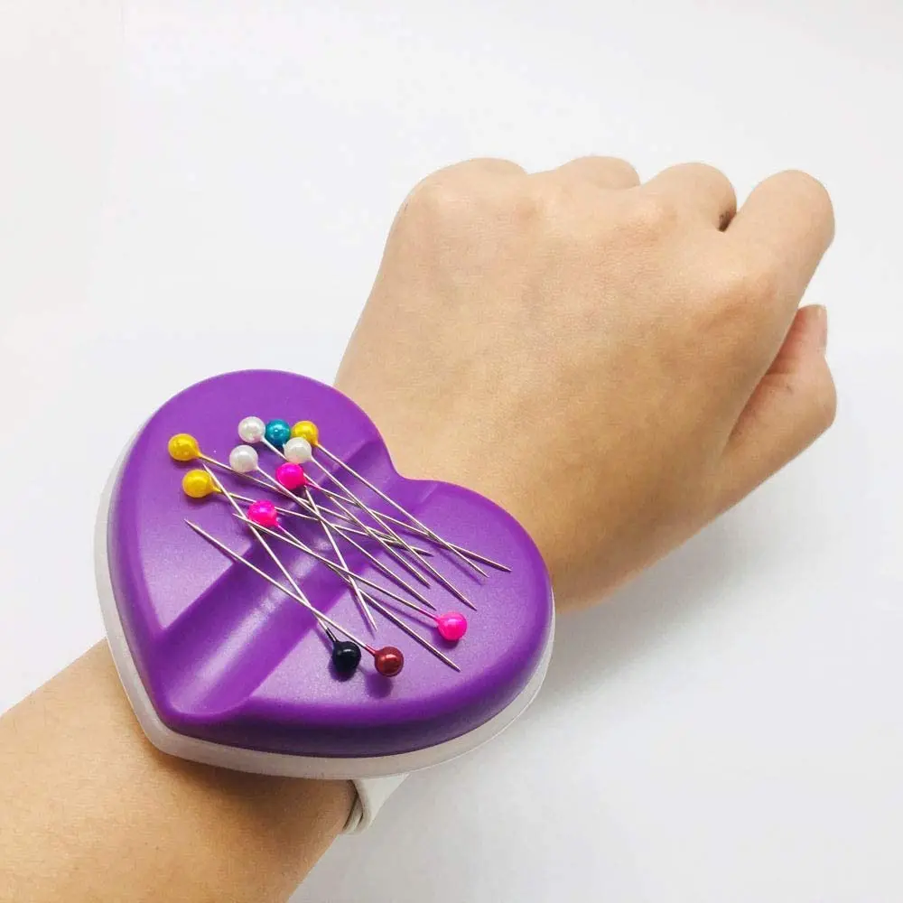 

1 шт., магнитный держатель для булавок в форме сердца