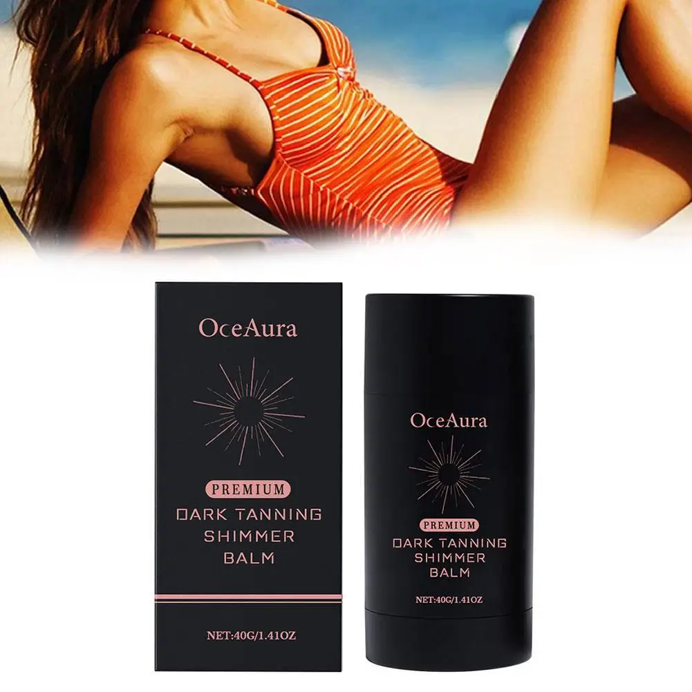 Body Tanning Stick Self Tanning Lotion Natural Lasting Anti-sunburn Moisturizing Smooth Delicate Body Beauty Care 40g