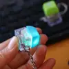 Luminous Fingertip Button Keychain Stress Relief Fidget Button Keycap Decompression Toy Finger Keyboard Antistress Fidget Toy 4