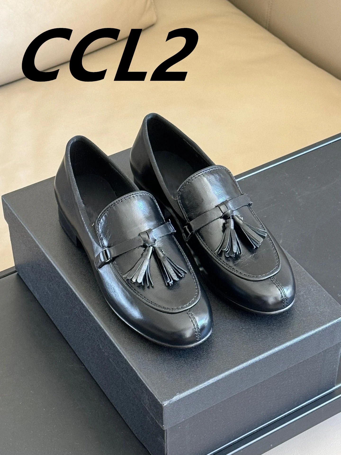 

2024 Spring/Summer,Tasseled Loafers fashion new, more fashionable, calfskin upper, cowhide insole, size 35-41