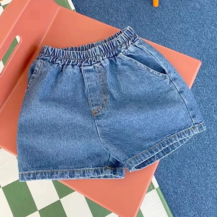 New Baby Summer Denim Shorts Loose Kids Casual Shorts Cute Toddler Girl Short Jean Baby Boy Denim Pants Clothes