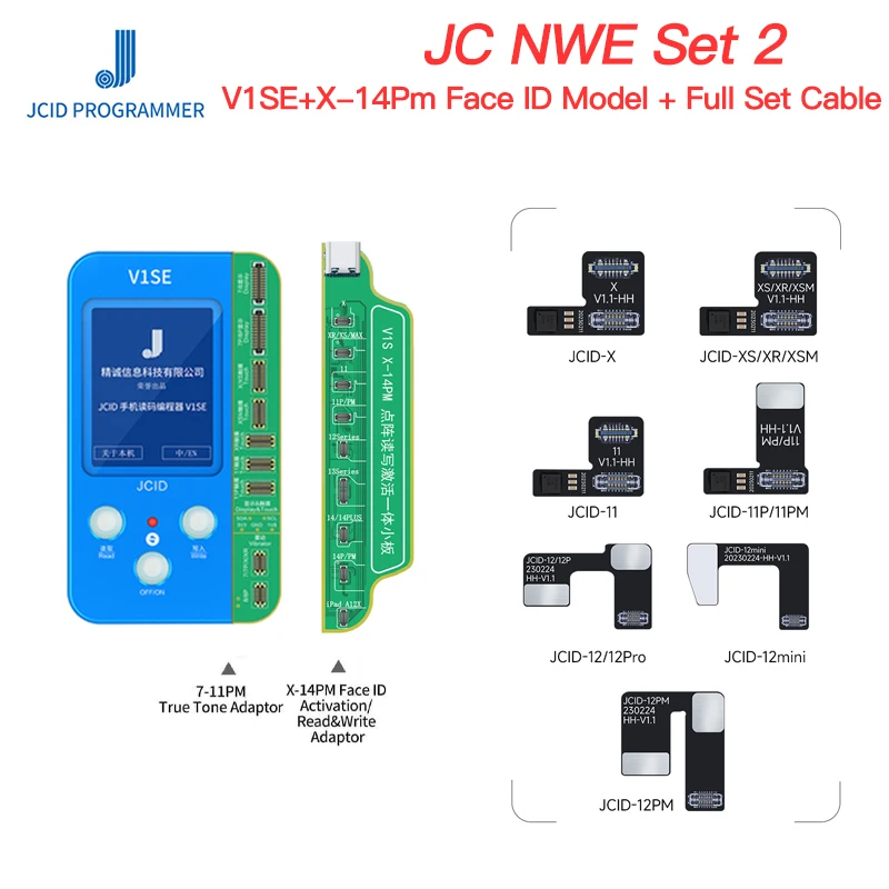 New Jcid Nonremoval Face Id Repair Fpc Flex Cable For Iphone X12pm Face Id Issues Without