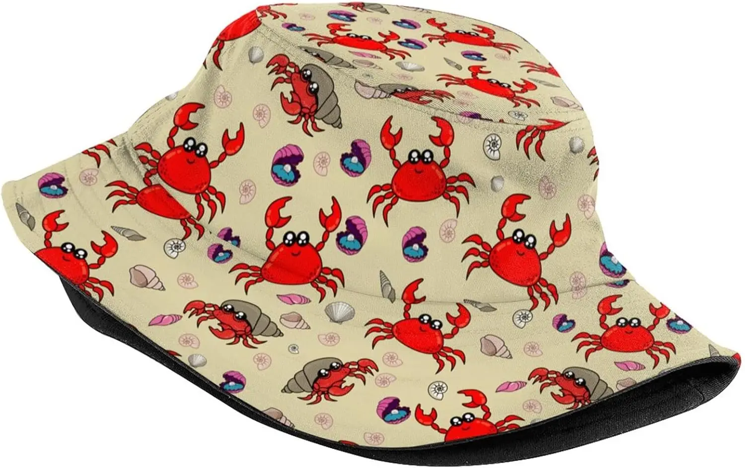 Cute Cartoon Hat for Women Men,Bucket Hats Summer Fisherman Cap Travel Beach Hat Packable Sun for Adults Teens