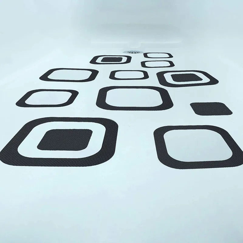 Shaped Antiskid Sticker Strips Transparent Shower Stickers Bath Safety Strips Non Slip Strips For Bathtubs Showers Stairs Floor