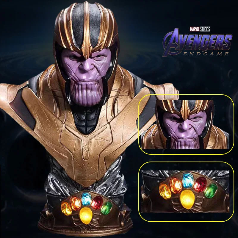 Marvel buste résine - Thanos peint à la main - Bowen - dépôt vente
