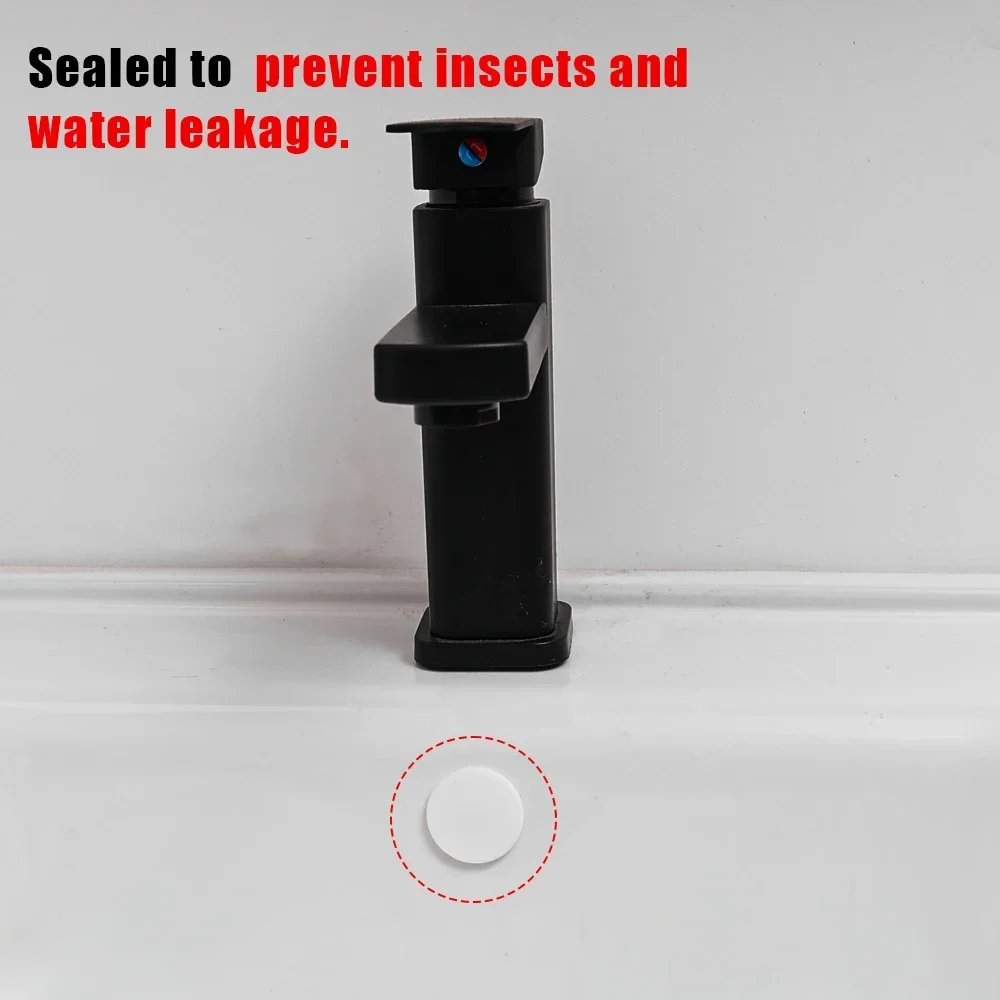 Sink Overflow Cover Wash Basin Kitchen Bathroom Sink Hole Plug Bathtub Drainage