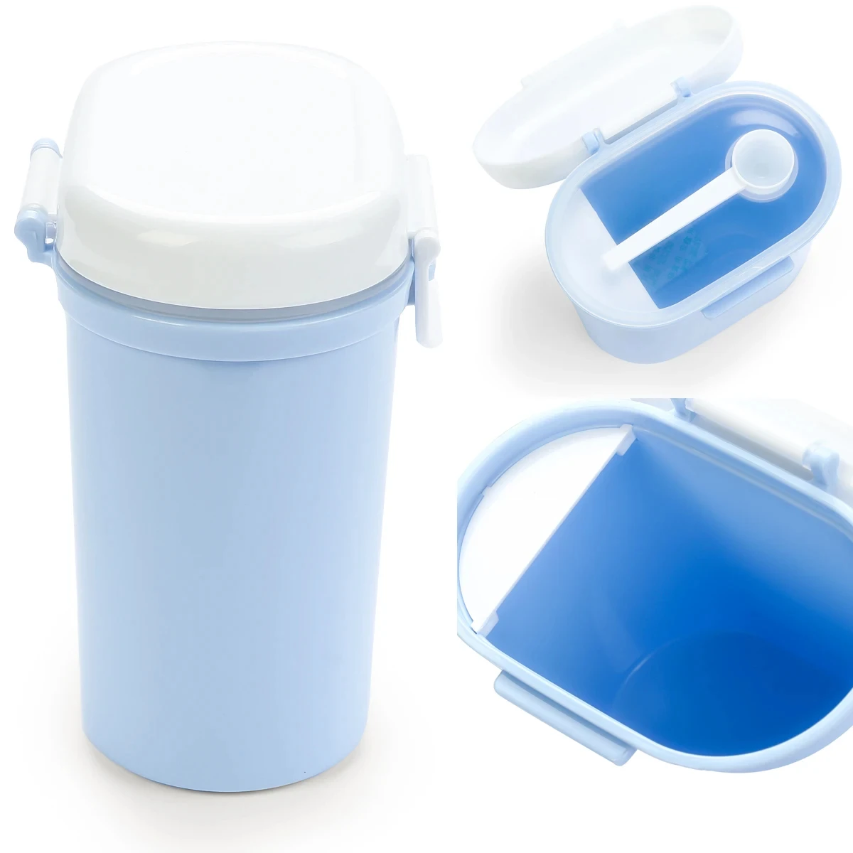 Portable Food and Milk Powder Box Plastic Cereal Dispenser Storage Box Baby Milk Powder Airtight Storage Portable Container Tank