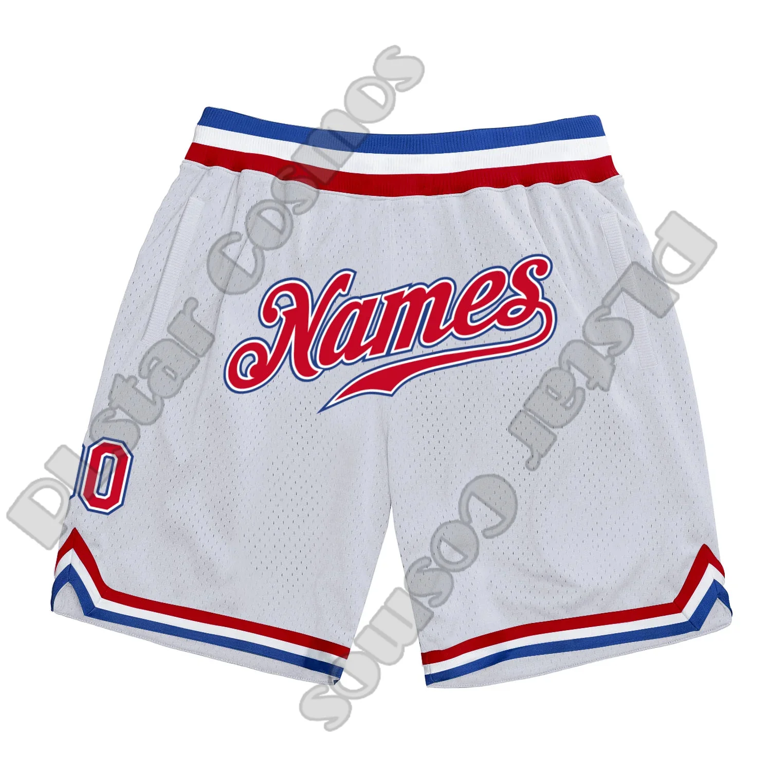 Custom Name Team Number Basketball Shorts Pants Retro Breathable Mesh Sportswear Vintage 3DPrint Summer Harajuku Drop Shipping T 2