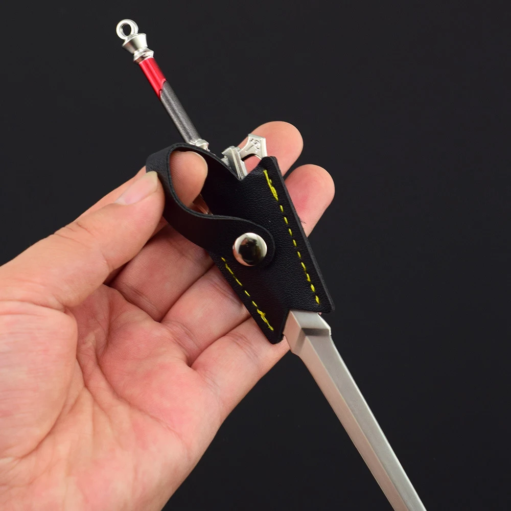 22 センチメートルインビクタス剣ウルフヘッドキーホルダー FF