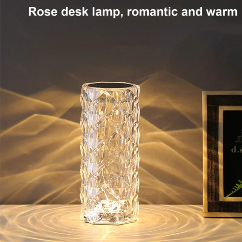 Crystal Table Lamp-Create Colorful Atmosphere Bedroom/living Room/party Through Remote And Touch Control Atmospheric Lamp LT035 5