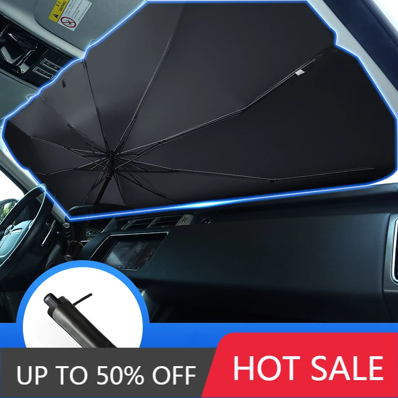 

Car Sunshade Front Window Sun Shade Cover UV Protector Sun Blind Umbrella Sedan Car Windshield Sunshades Protection Accessories