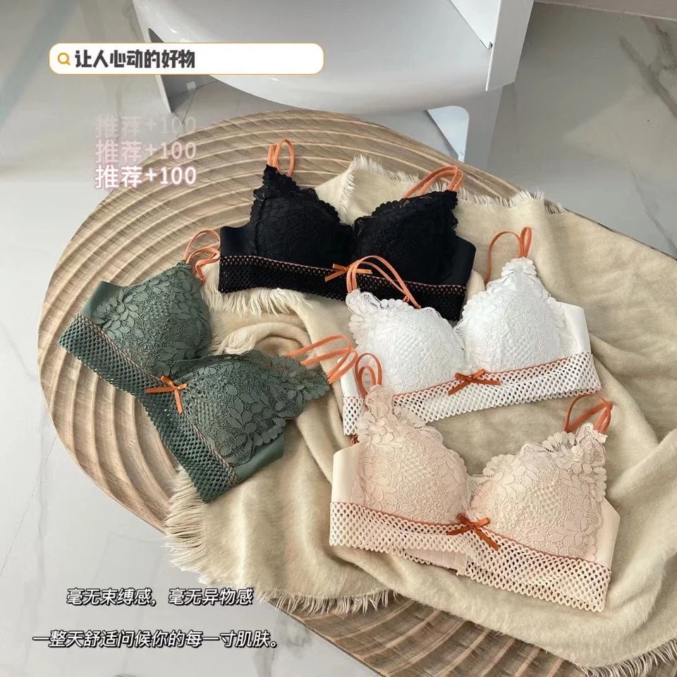 

Новый товар, женский бюстгальтер с французской чашкой АВ, с тонкой чашкой, удобно собирается без стальных колец