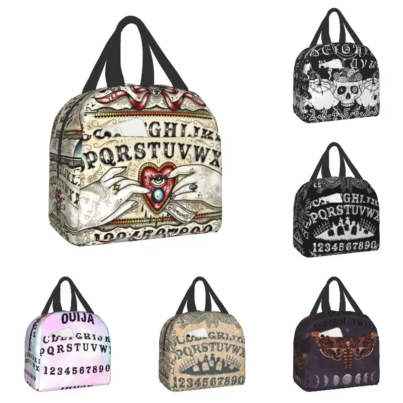 

Custom Ouija Board Witchcraft Lunch Bag Men Women Cooler Warm Insulated Lunch Box for Children School