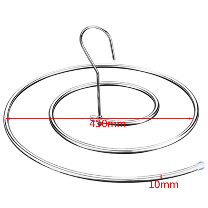 1Pcs Round spiral Quilt Sheets Hanger Stainless Steel Rotating Drying Rack Save Space Blanket Hanger Outdoor Home Balcony Hanger 6