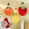 Cute Hanging Hand Towel Coral Fleece Absorbent Towel Kitchen Cleaning Cloth Bathroom Quick Drying Square Towel Home Hand Towel 1