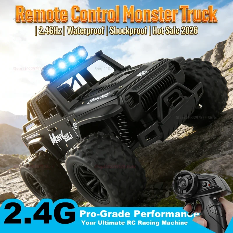 Crawler Buggy RC Tout-Terrain Alliage - Fumée, 2 Couleurs