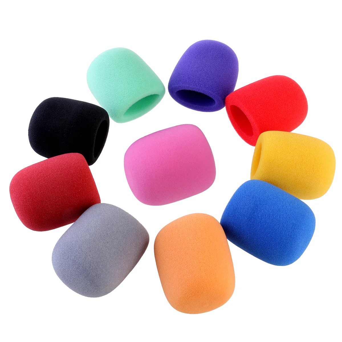 

10 Colors Mic Windshield Foam Cover Headset Handheld Stage Microphone Windscreen