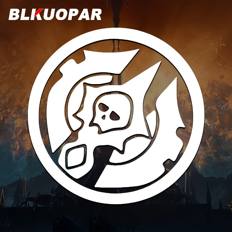 

Наклейка на автомобиль BLKUOPAR World of Warcraft Death Knight, класс защиты от воды