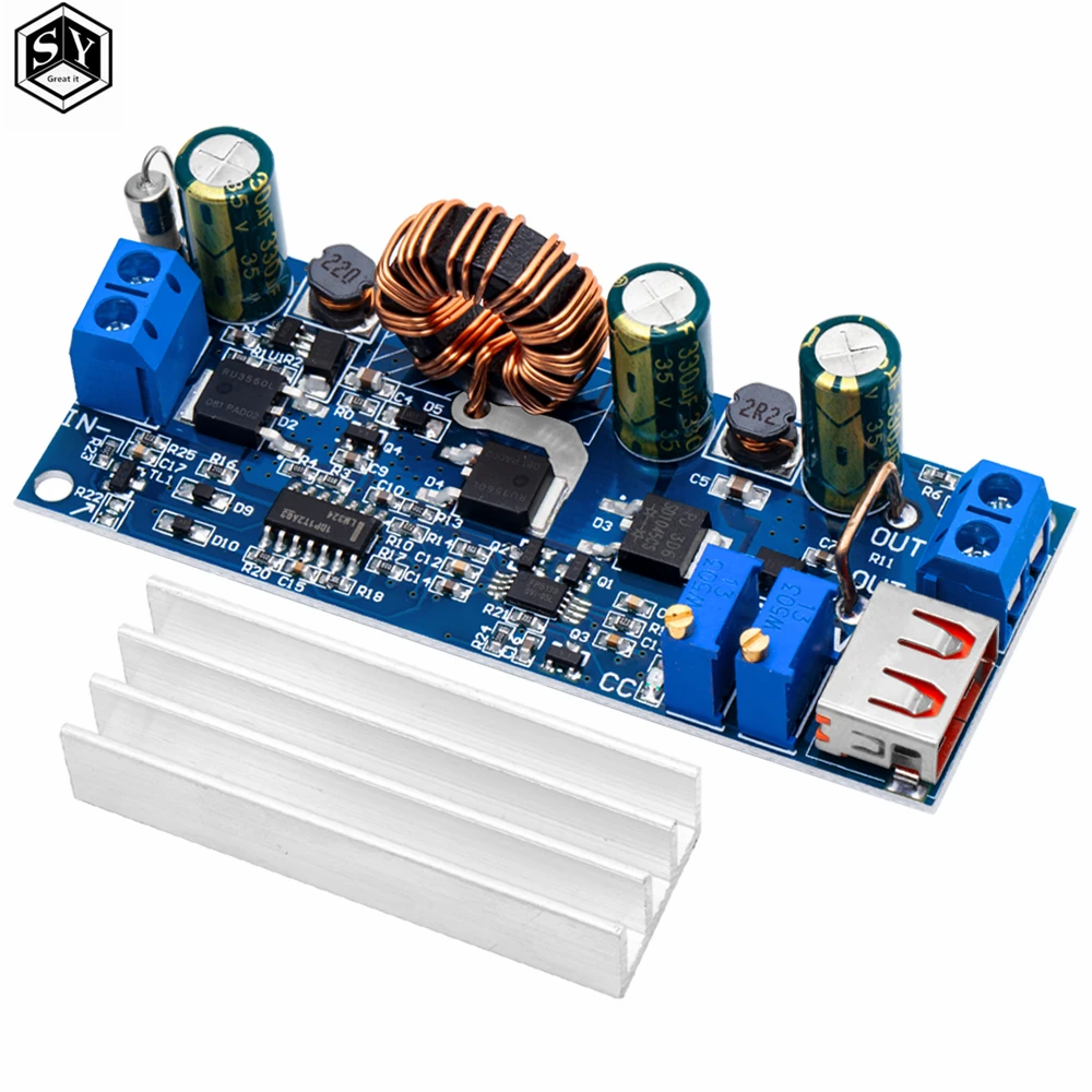DC DC Step Up Boost Converter 2-24v to 3-30v 4A 80w CC CV