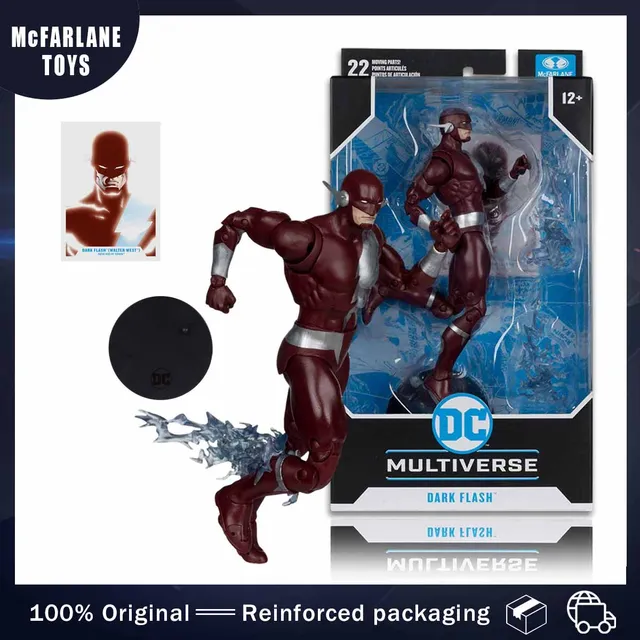Original McFarlane Toys DC Multiverse New Kid in Town Dark Flash: Walter West 18CM Action Figure Collection Model Gift Toys