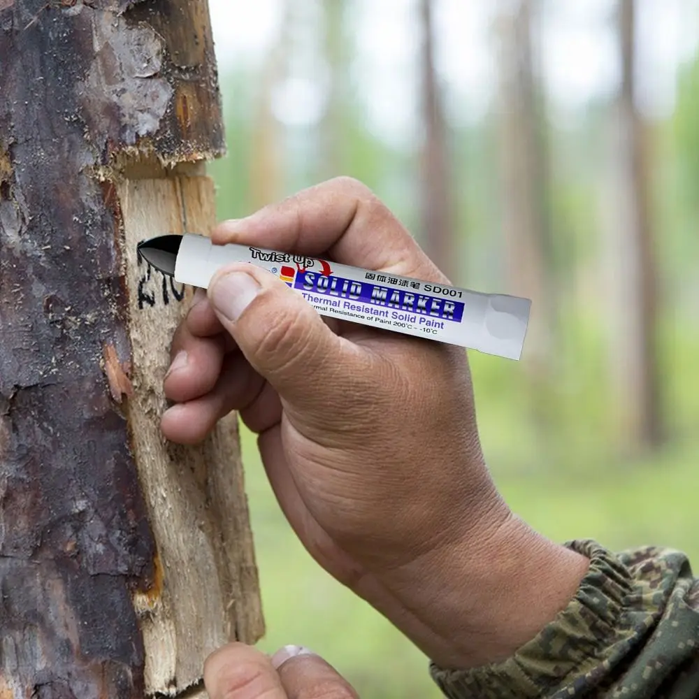 Solid Paint Pen Oil-based Ink Waterproof Solid Paint Marker High Temperature Resistant Marker Pen