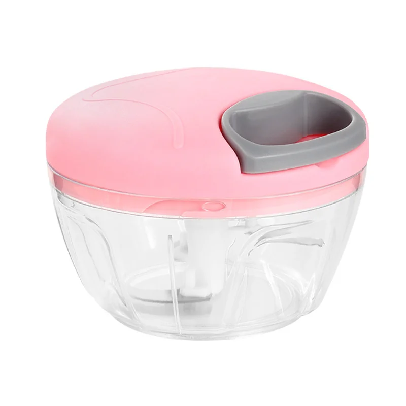 Manual Meat Mincer Garlic Chopper Rotate Garlic Press Crusher Vegetable Onion Cutter Kitchen Cooking Accessories 500/900ML