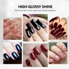 CHUNSHU UpgradesTempered Top Coat 15ml Long Wear No Wipe Titanium Top Gel Varnish Sealing For Manicure Super Shining Diamond Top 6
