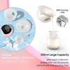 Electric Breast Pump Handsfree BPA Free Silicone Low Noise Efficient Sucking Milk USB Charge Wearable Electric Breastmilk Pump 4