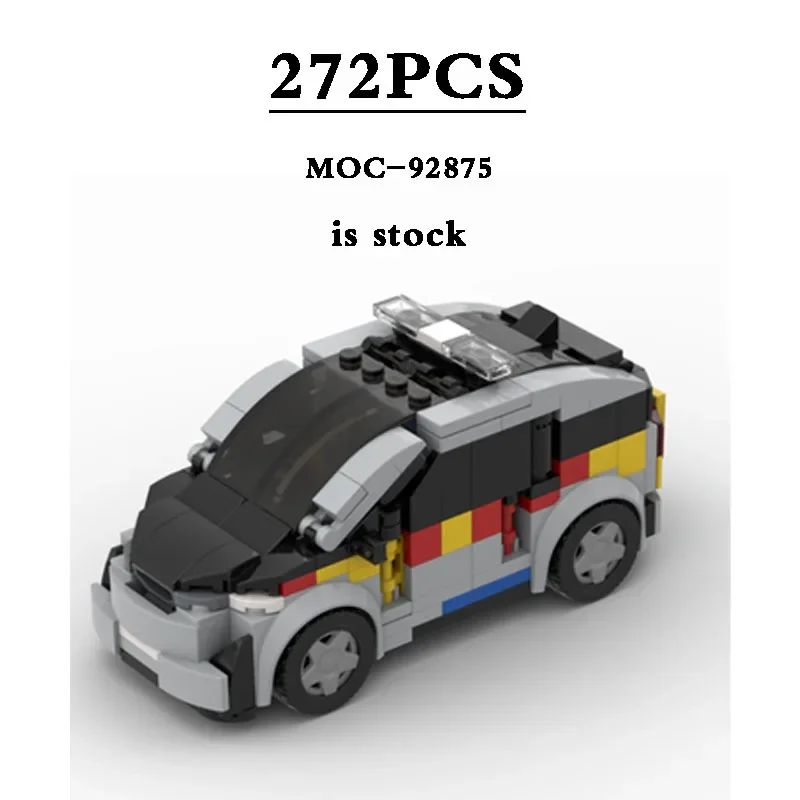 

MOC Speed Champion MOC-92875 I3 Fast Response Car Car Toy Building Block Model 272PCS Truck Model Birthday Gift Christmas Gift