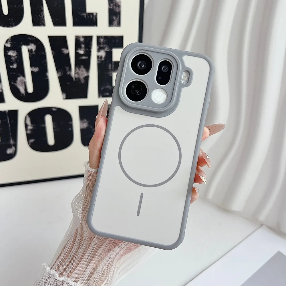 Enhanced Magnetic Phone Case with Wireless Charging, Shockproof Design, and Heat Dissipation Technology