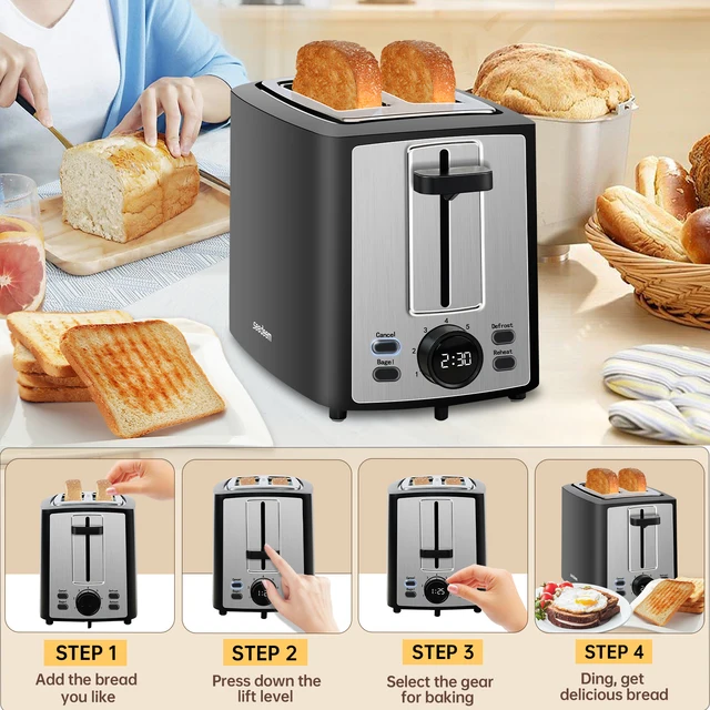 2-Slice LCD Toaster 5
