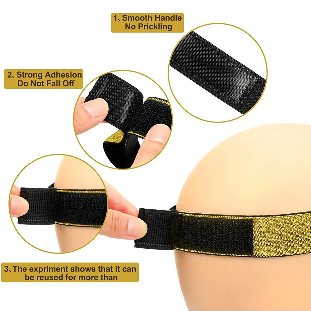 Pruik Accessoires Hoofdband Voor Pruik Elastische Band Voor Pruiken Randen Hair Wrap Pruik Grip Hoofdband Haarband Pruik Rand Smeltband Stretching