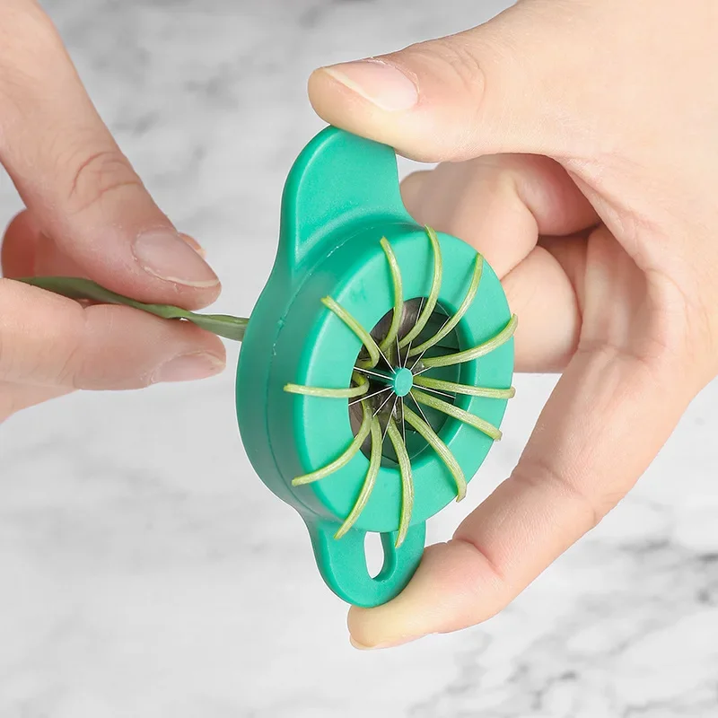 Stainless Steel Blade Scallions Cutter Shred Silk Knife Onion Chopper Vegetable Grater Onion Shredder Slicer Kitchen Accessories