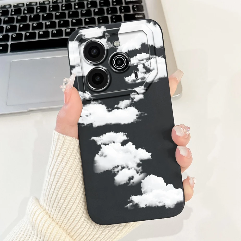 Tecno Pova 6 Pro Candy Painted Soft TPU Phone Case - New Fashion Bumper Cover