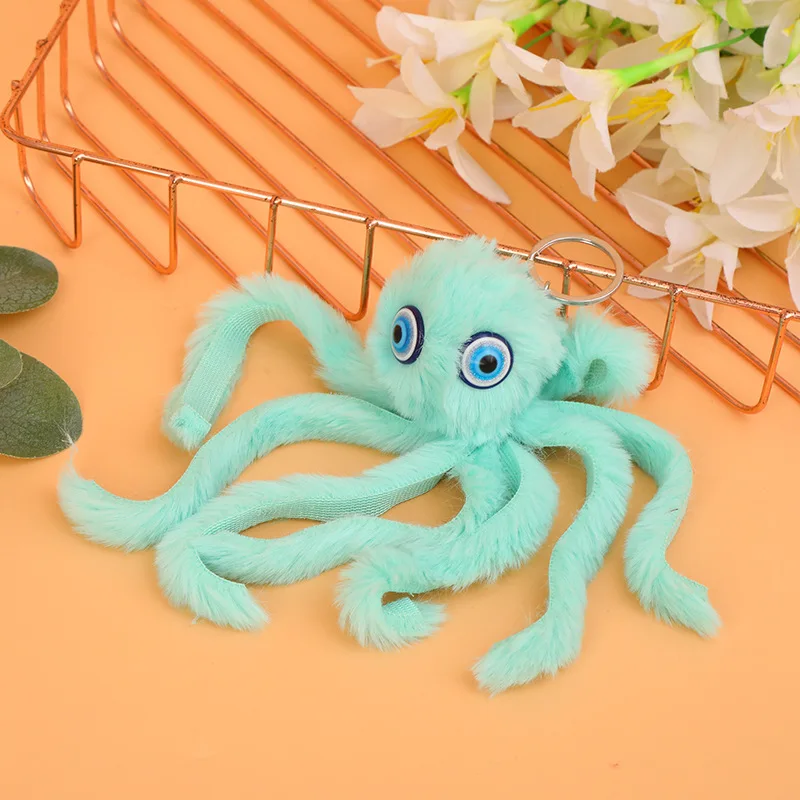 

1Pc 20CM Cartoon Cute Simulation Octopus Doll Plush Stuffed Octopus Keychain Charm Ladies Bag Keyring Charm Toys Kids Kawaii Toy