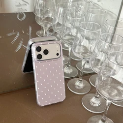 Spring Day Gentle Simple Little Star Dual Layer Shockproof Protective Phone Cover Case - iPhone 15 (PURPLE)